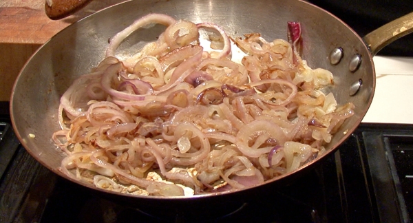 Carmelized Onions in Sauté Pan